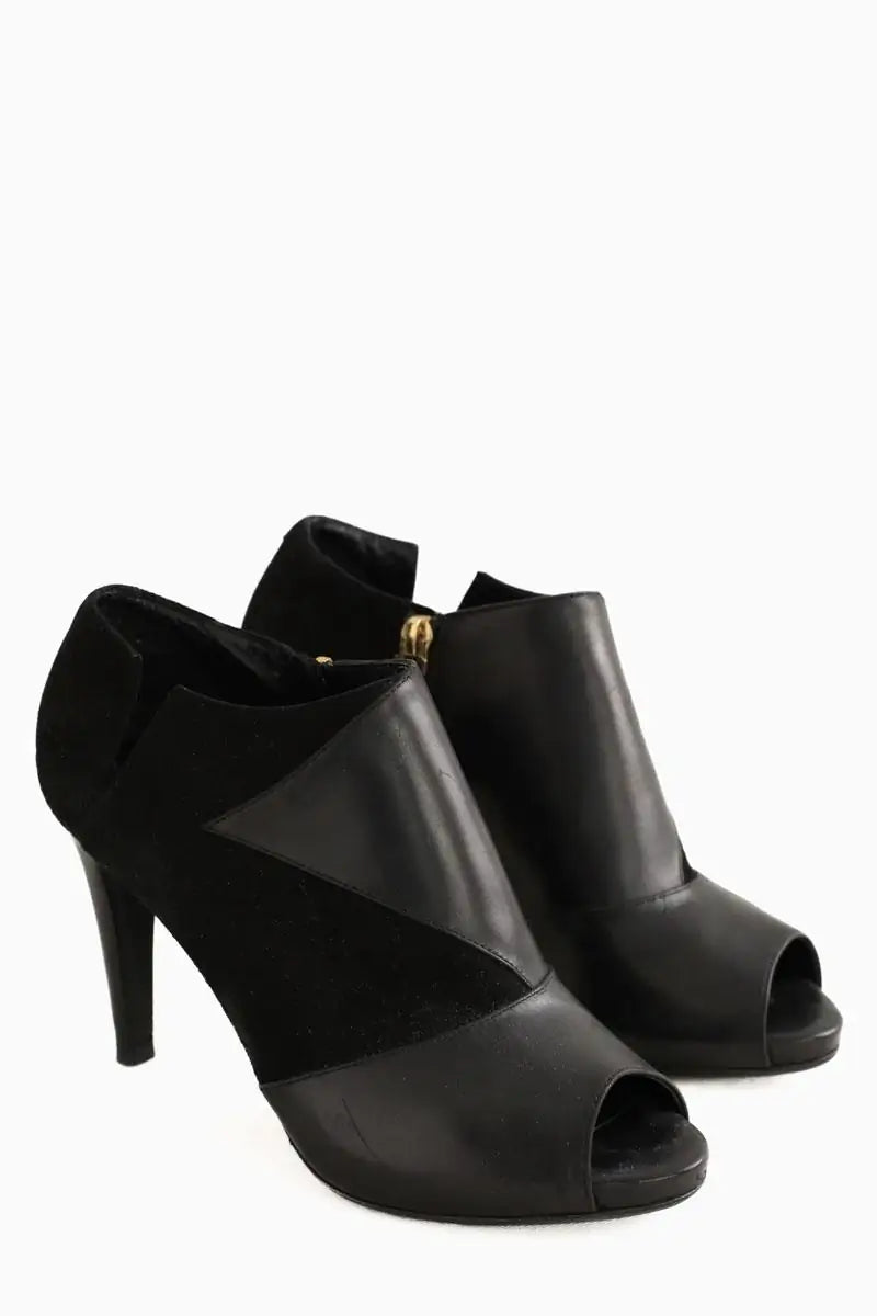 Talons Longchamp Noir en Cuir
