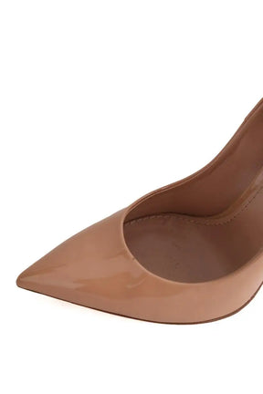 Talons Louis Vuitton Beige en Cuir verni