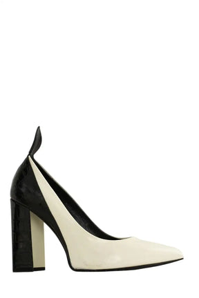 Talons Louis Vuitton Blanc en Cuir verni, taille 37 - Seconde Main