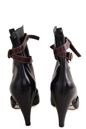 Talons Louis Vuitton Noir en Cuir