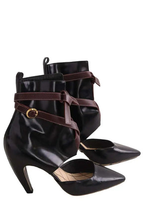 Talons Louis Vuitton Noir en Cuir