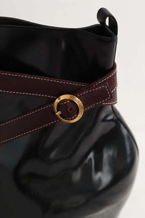 Talons Louis Vuitton Noir en Cuir
