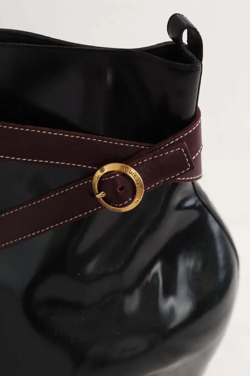 Talons Louis Vuitton Noir en Cuir