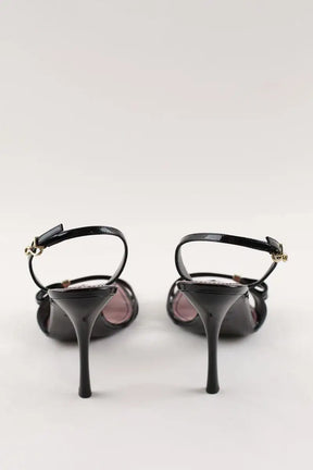 Talons Louis Vuitton Noir en Cuir