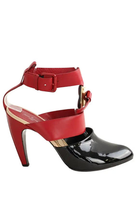 Talons Louis Vuitton Rouge en Cuir verni, taille 38 - Seconde Main
