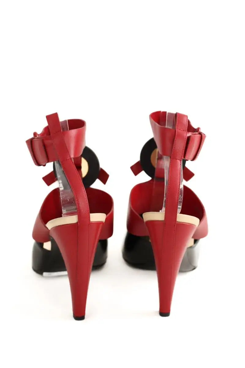 Talons Louis Vuitton Rouge en Cuir verni