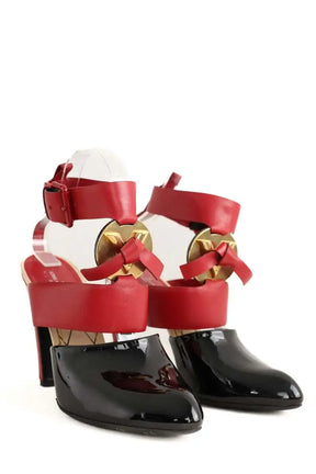 Talons Louis Vuitton Rouge en Cuir verni