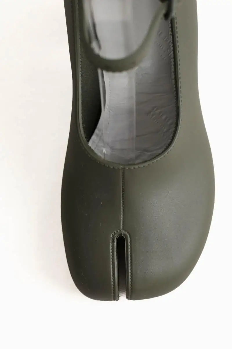 Talons Maison Martin Margiela Kaki en Caoutchouc