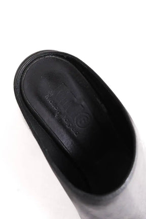 Talons Maison Martin Margiela Noir en Cuir