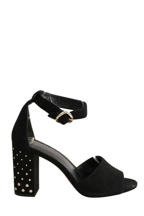 Talons Maje Noir en Daim, taille 39 - Seconde Main