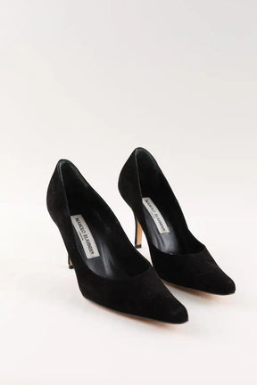 Talons Manolo Blahnik Noir en Daim