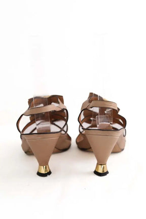 Talons Marc Jacobs Beige en Cuir