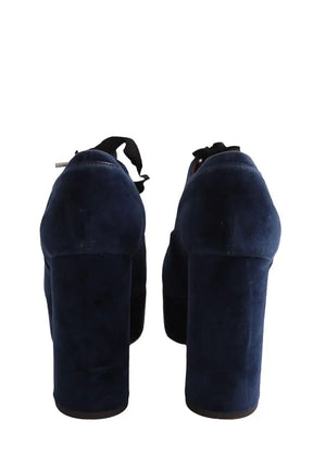 Talons Marc Jacobs Bleu en Velours