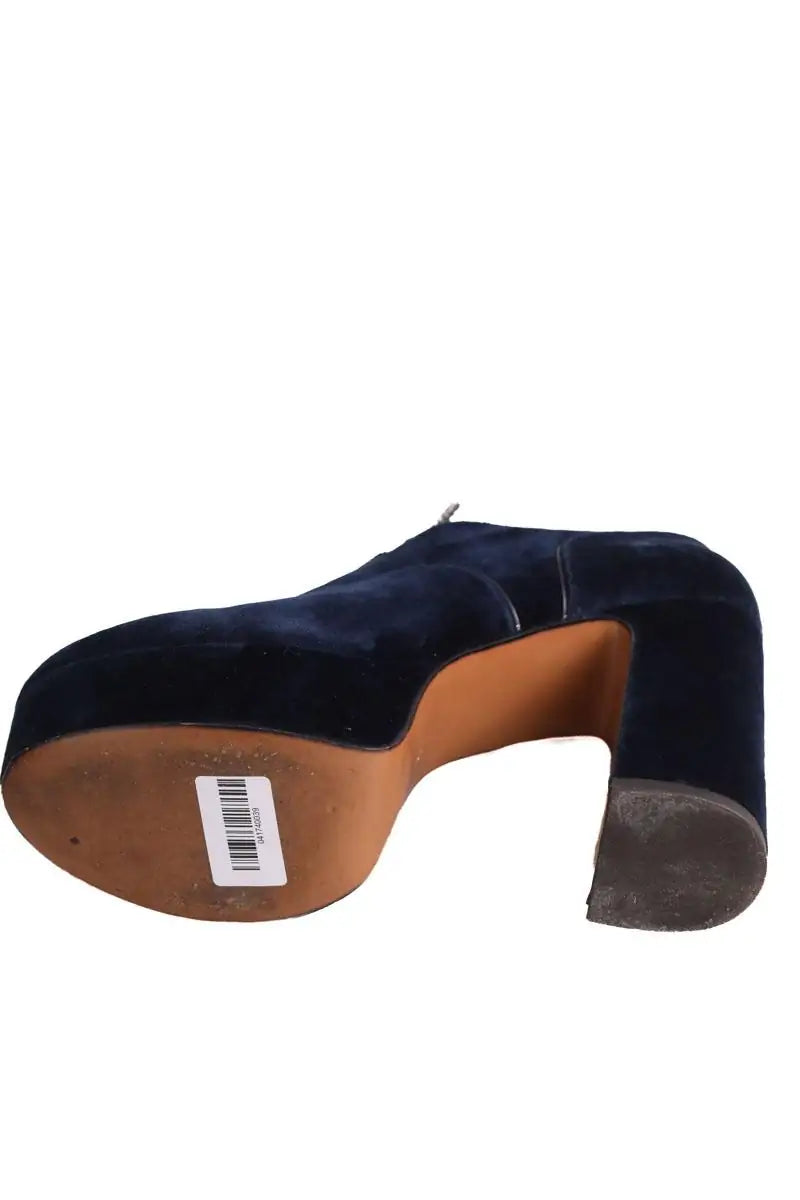 Talons Marc Jacobs Bleu en Velours