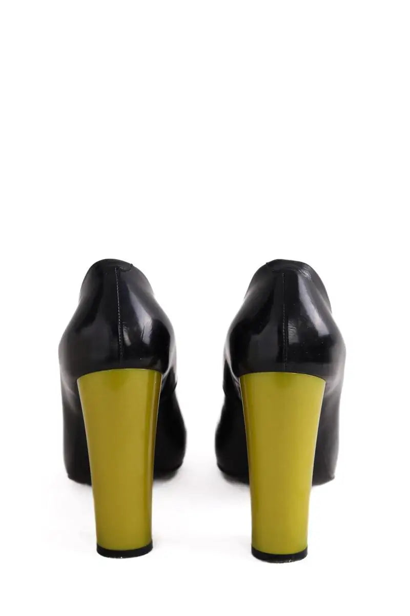 Talons Marc Jacobs Marine en Cuir