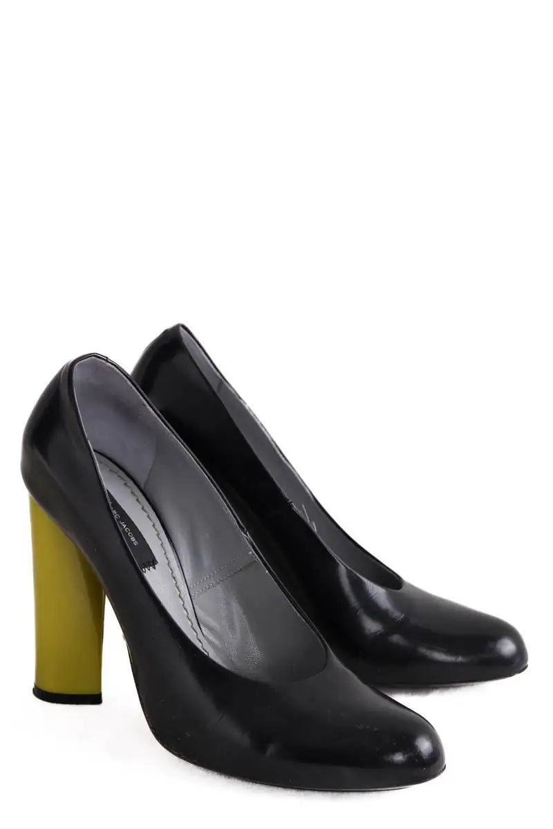 Talons Marc Jacobs Marine en Cuir