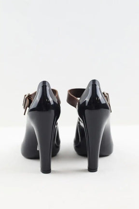Talons Marni Noir en Cuir