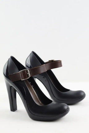 Talons Marni Noir en Cuir