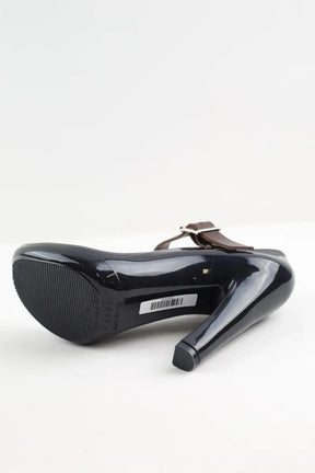 Talons Marni Noir en Cuir