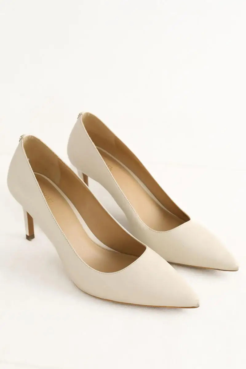 Talons Michael Kors Beige en Cuir