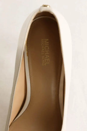 Talons Michael Kors Beige en Cuir