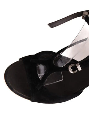 Talons Michel Perry Noir en Cuir