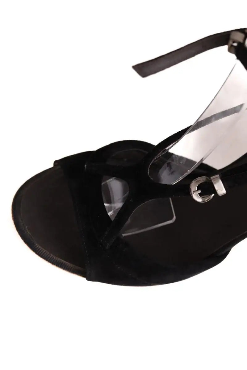 Talons Michel Perry Noir en Cuir