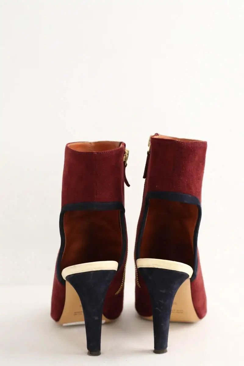Talons Michel Vivien Bordeaux en Daim