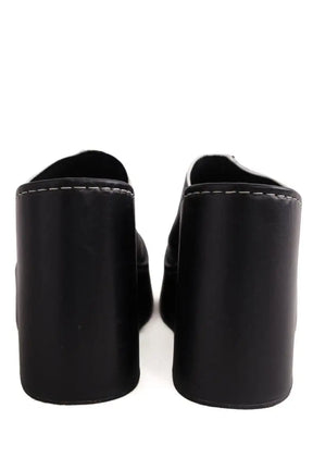 Talons Miista Noir en Cuir