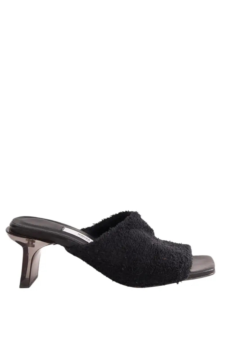 Talons Miista Noir en Tissu, taille 37 - Seconde Main