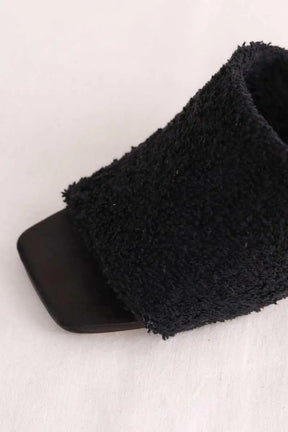 Talons Miista Noir en Tissu