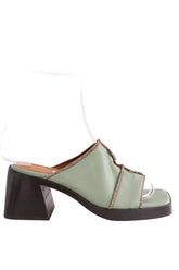 Talons Miista Turquoise en Cuir, taille 37 - Seconde Main