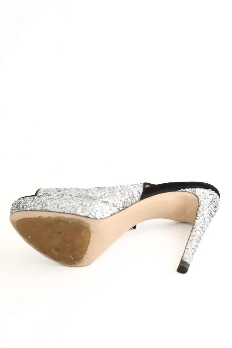 Talons Miu Miu Argent en Paillettes