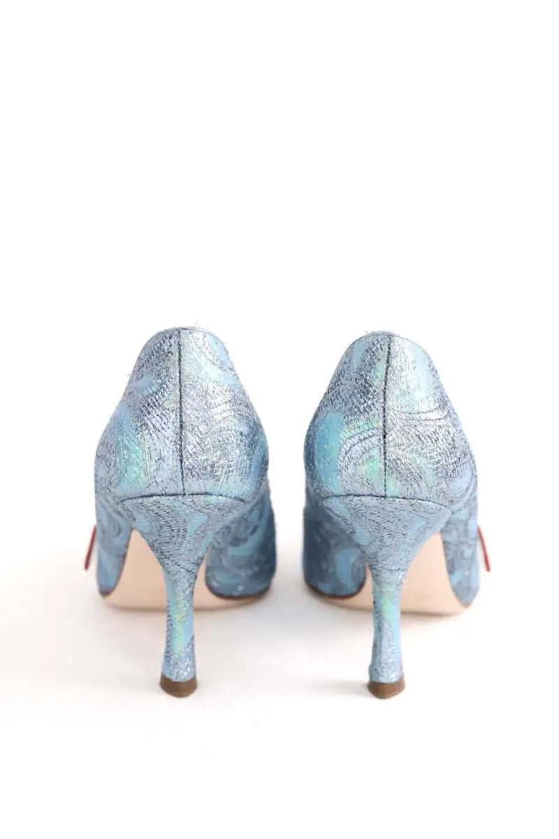 Talons Miu Miu Bleu en Tissu