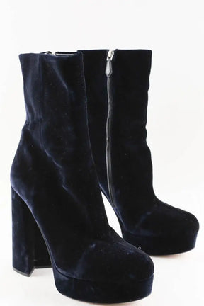 Talons Miu Miu Bleu en Velours