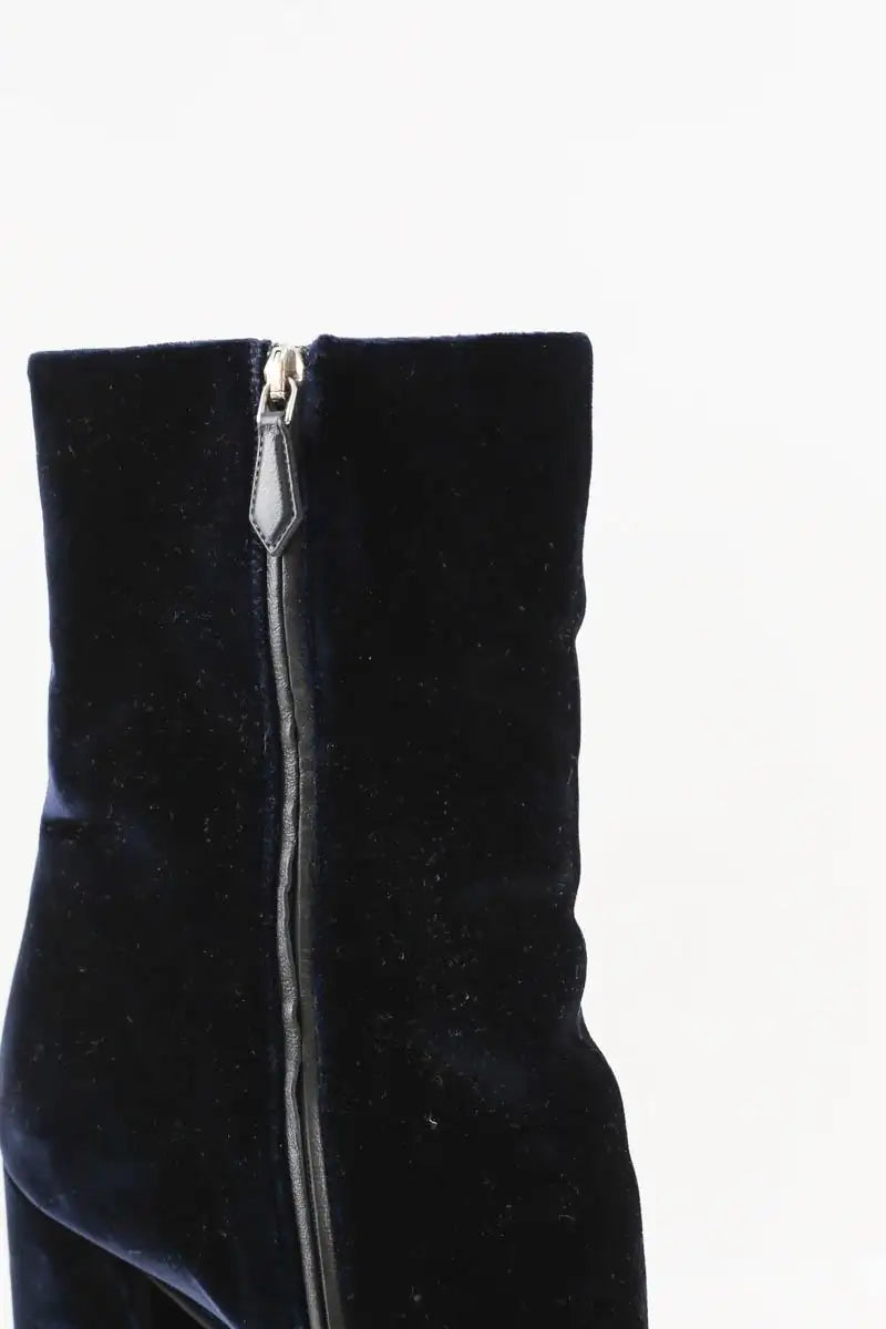 Talons Miu Miu Bleu en Velours