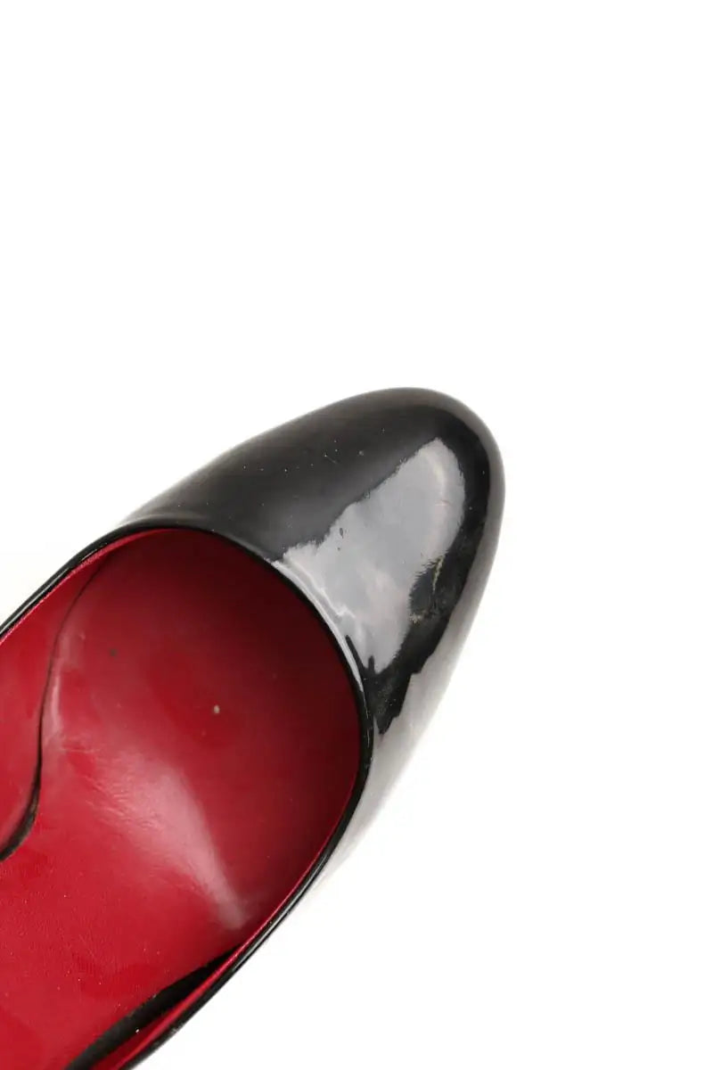 Talons Miu Miu Noir en Cuir verni