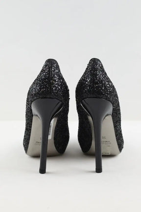 Talons Miu Miu Noir en Paillettes