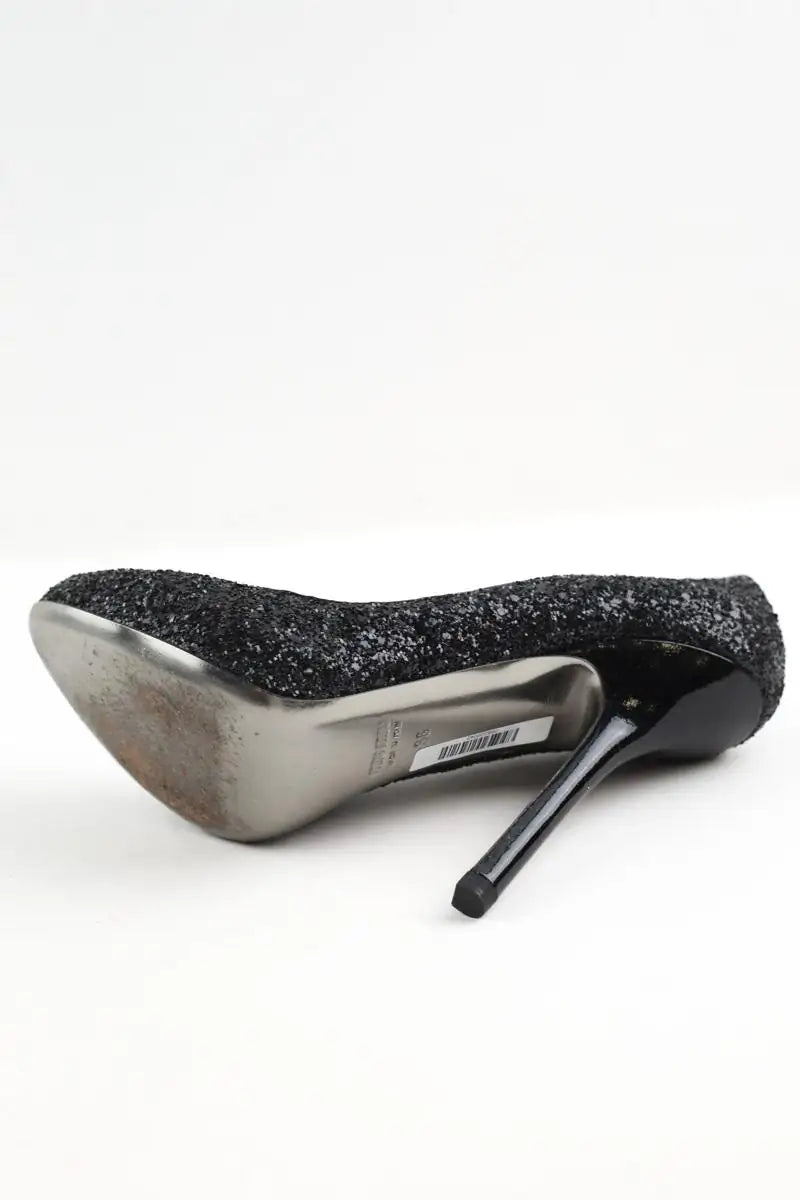 Talons Miu Miu Noir en Paillettes