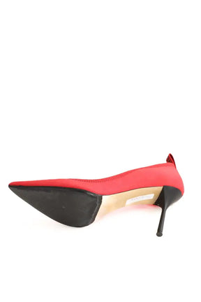 Talons Miu Miu Rouge en Tissu
