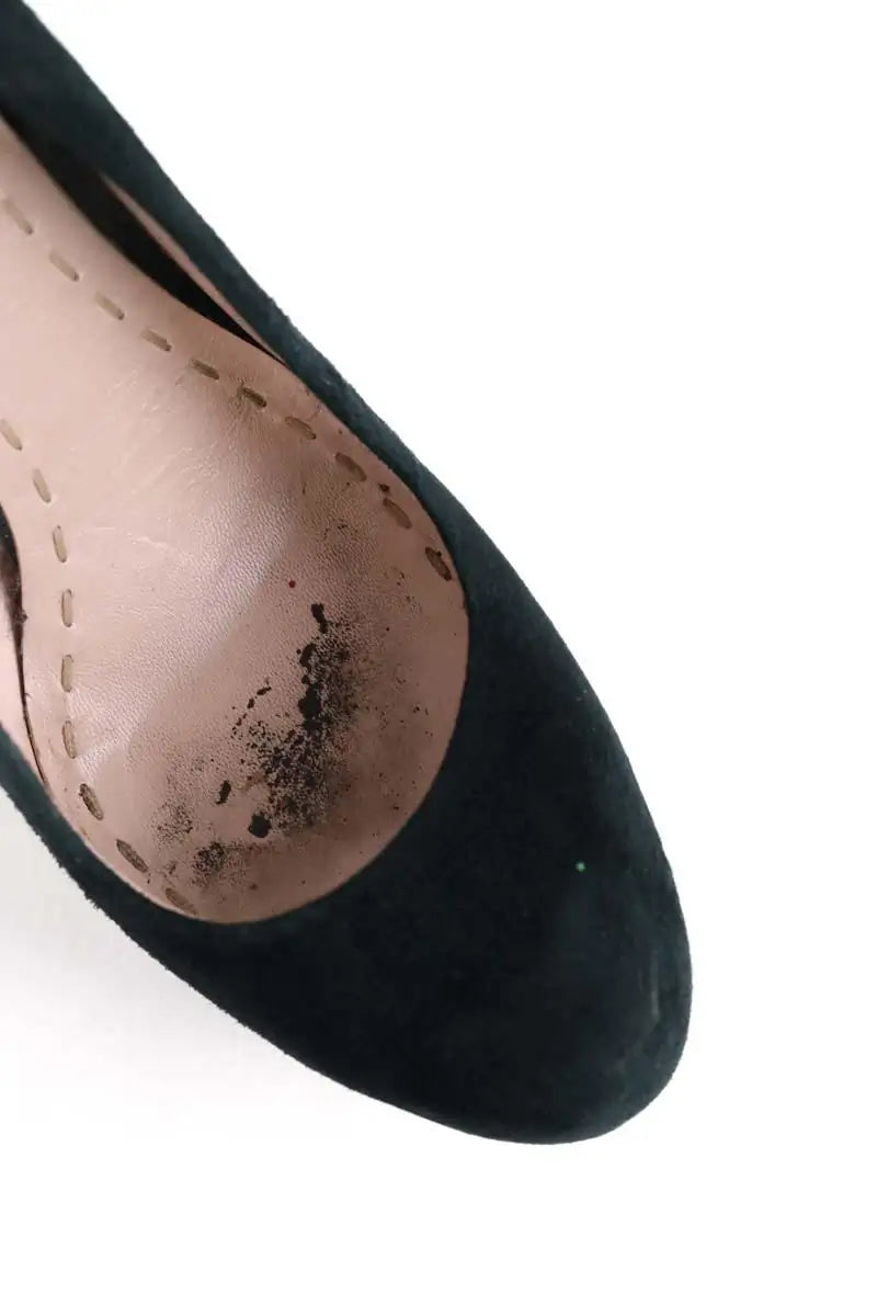 Talons Miu Miu Vert en Daim