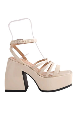 Talons Nodaleto Beige en Cuir, taille 36 - Seconde Main