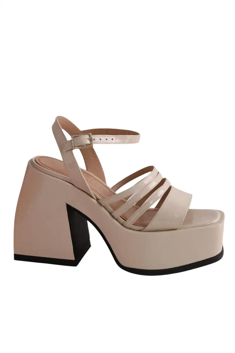Talons Nodaleto Beige en Cuir, taille 37 - Seconde Main