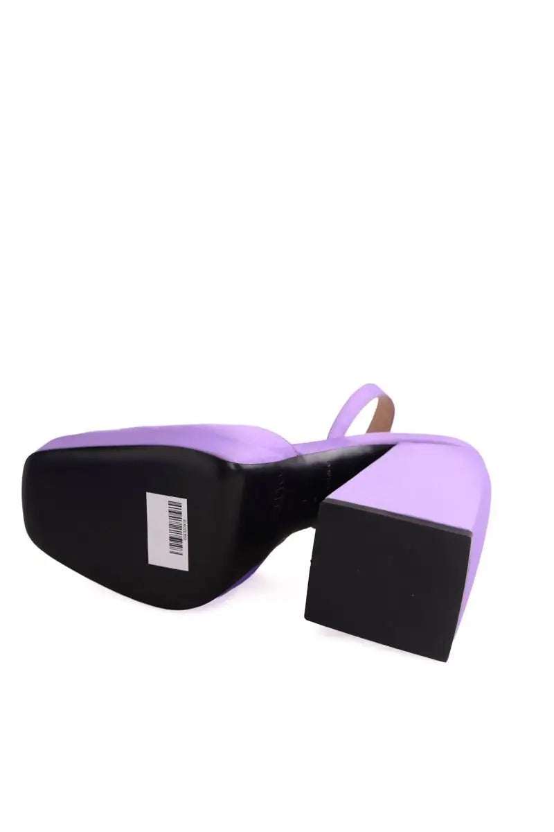 Talons Nodaleto Violet en Tissu
