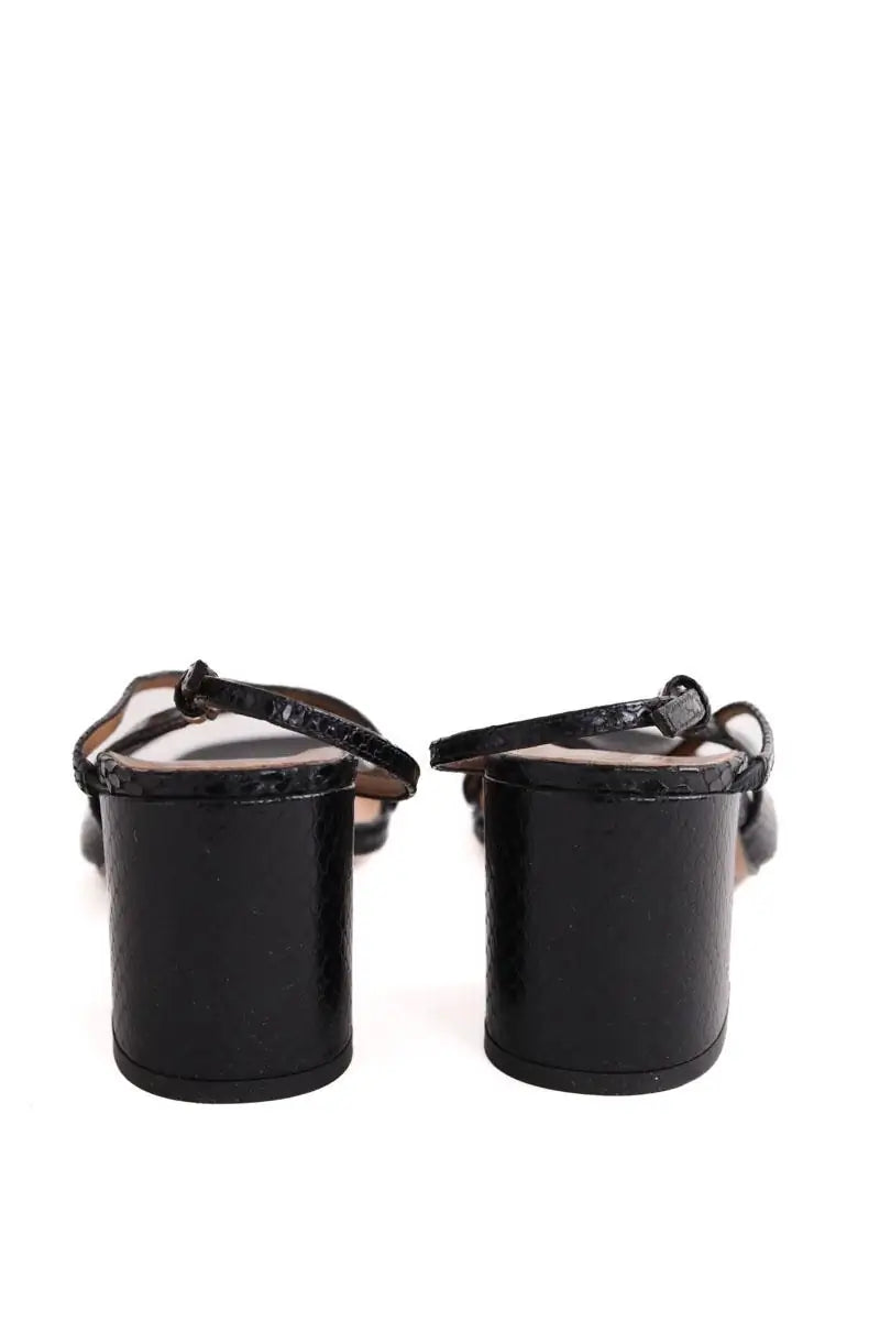 Talons Nomasei Noir en Cuir