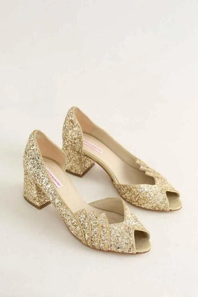 Talons Patricia Blanchet Doré en Paillettes