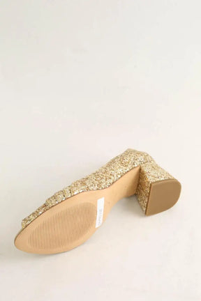 Talons Patricia Blanchet Doré en Paillettes
