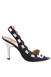 Talons Paul & Joe Blanc en Cuir