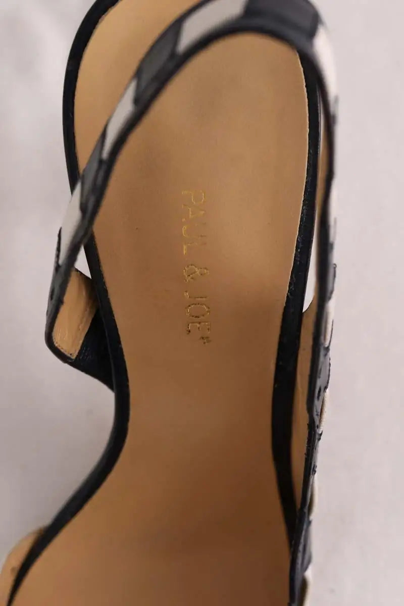 Talons Paul & Joe Blanc en Cuir