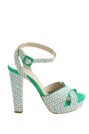 Talons Paul & Joe Vert en Cuir, taille 38 - Seconde Main
